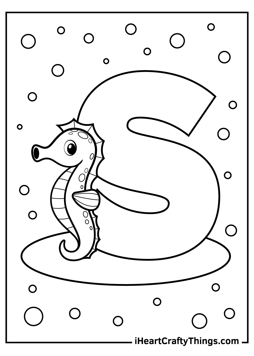 15 Seahorse Coloring Pages 100 Free Printables 