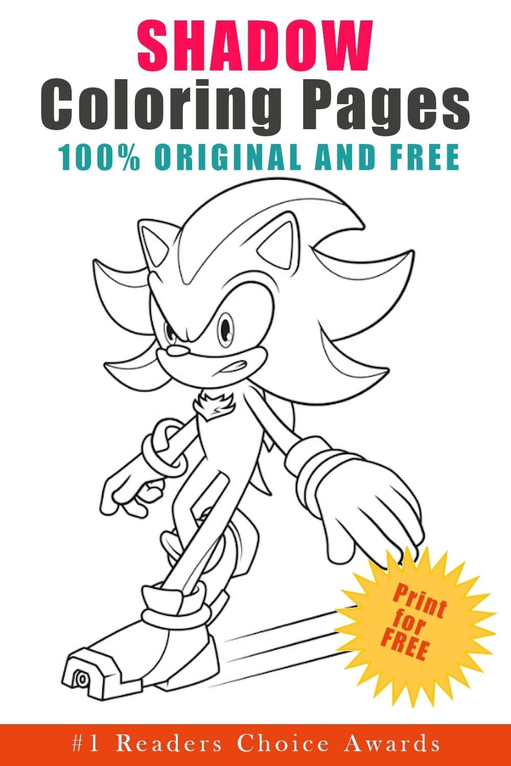 15 Shadow Sonic The Hedgehog Coloring Pages Free Printable 15 Shadow Sonic The Hedgehog Coloring Pages Free Printable