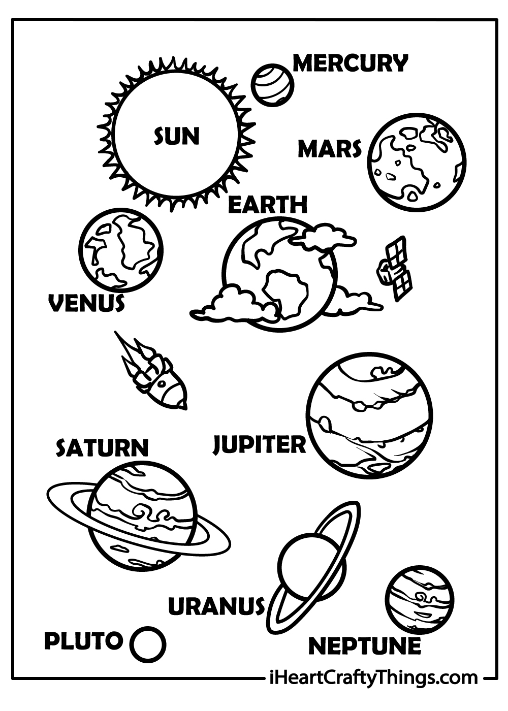 15 Solar System Coloring Pages 100 Free Printables 15 Solar System Coloring Pages 100 Free Printables
