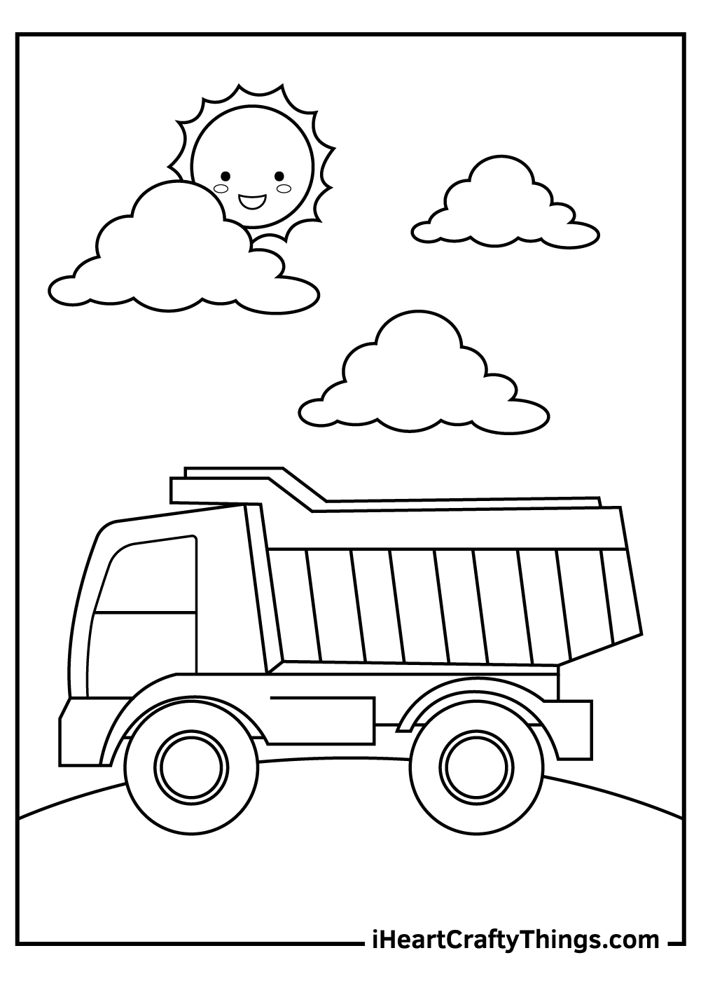 Printable Truck Coloring Page Printable Truck Coloring Page