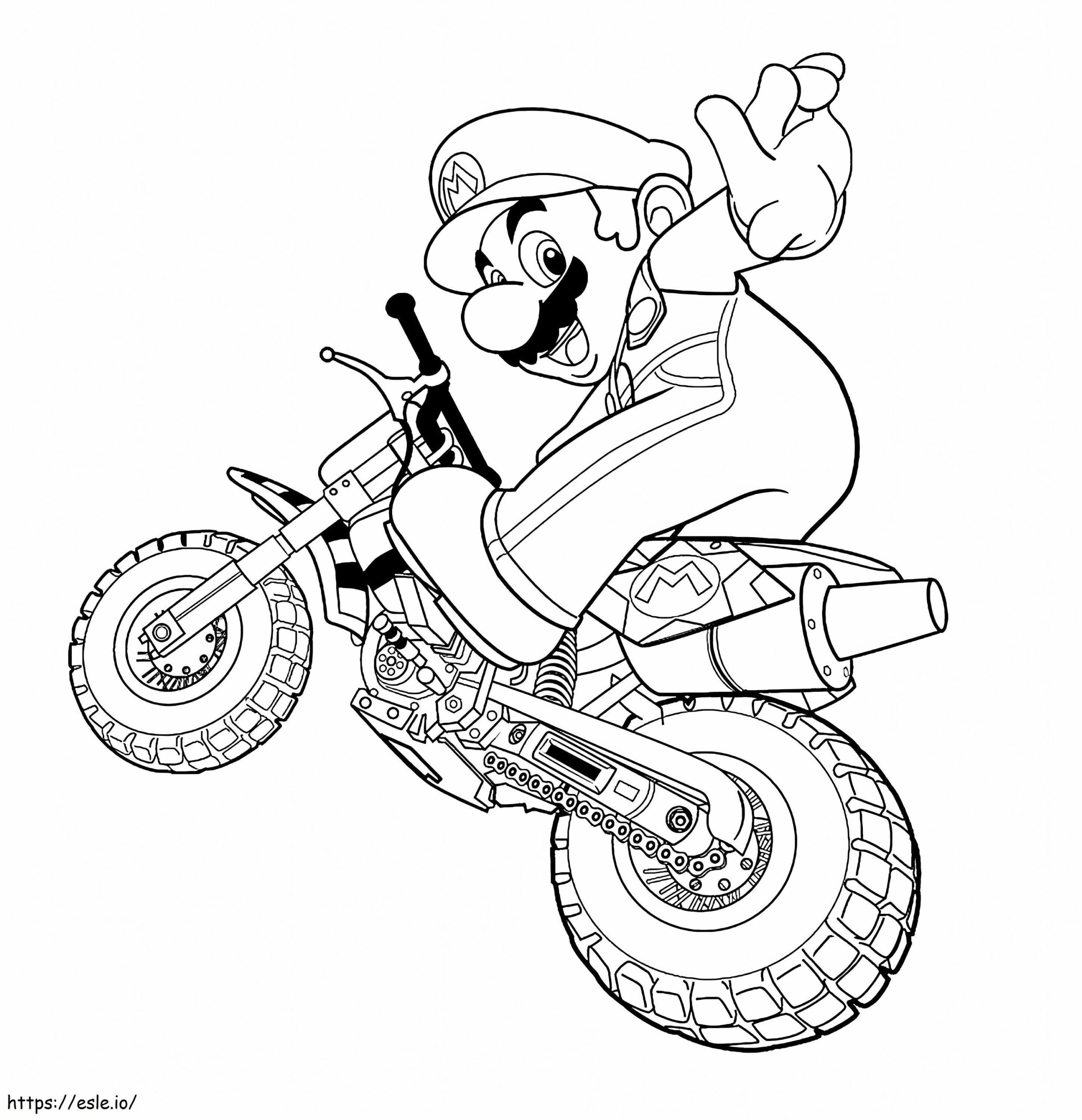 Free Dirt Bike Coloring Pages Printable