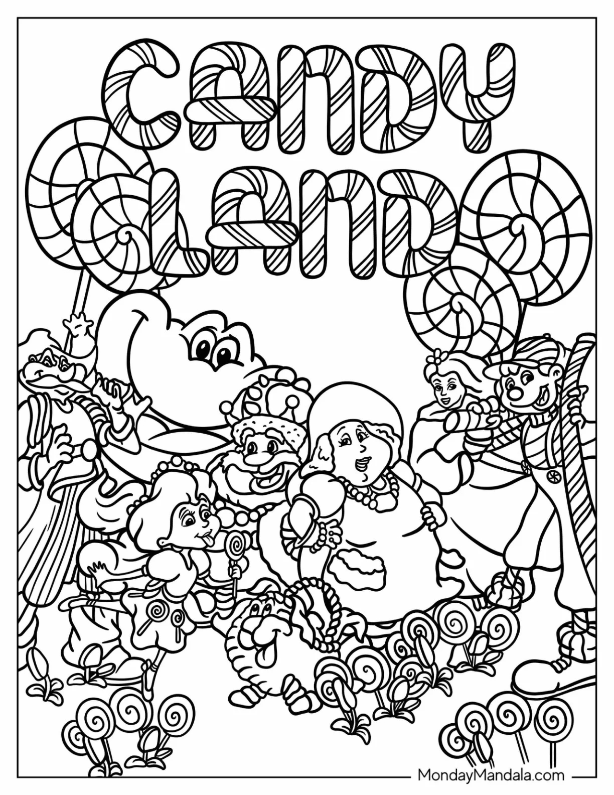 20 Candyland Coloring Pages Free PDF Printables 20 Candyland Coloring Pages Free PDF Printables