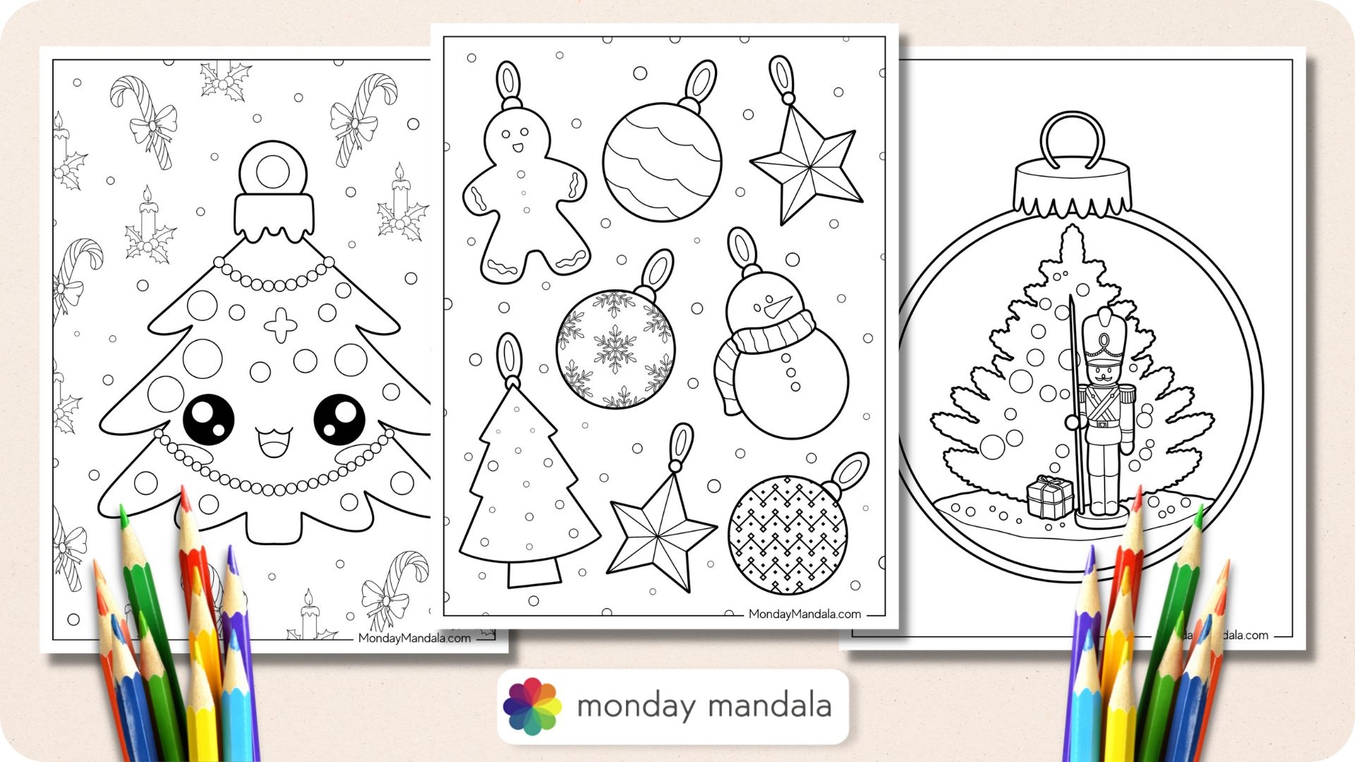 20 Christmas Ornament Coloring Pages Free Printables 20 Christmas Ornament Coloring Pages Free Printables