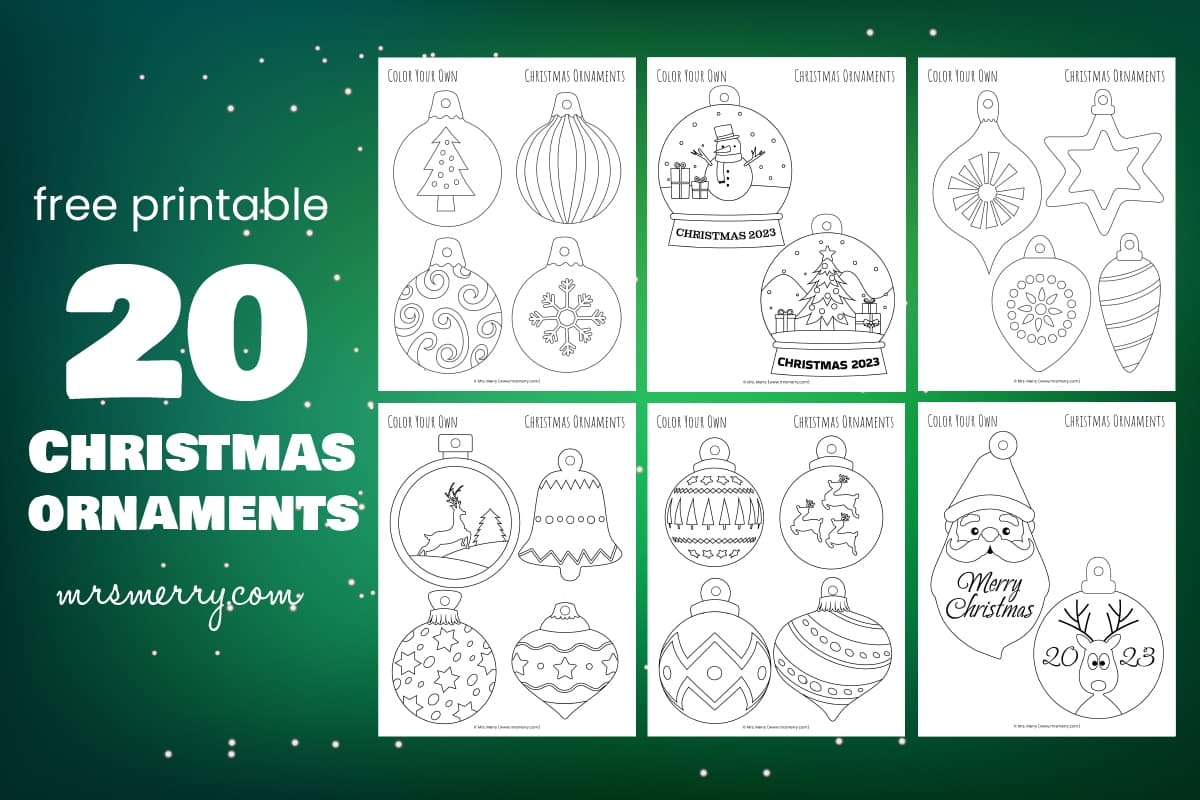 Free Printable Coloring Pages Of Christmas Ornaments Free Printable Coloring Pages Of Christmas Ornaments