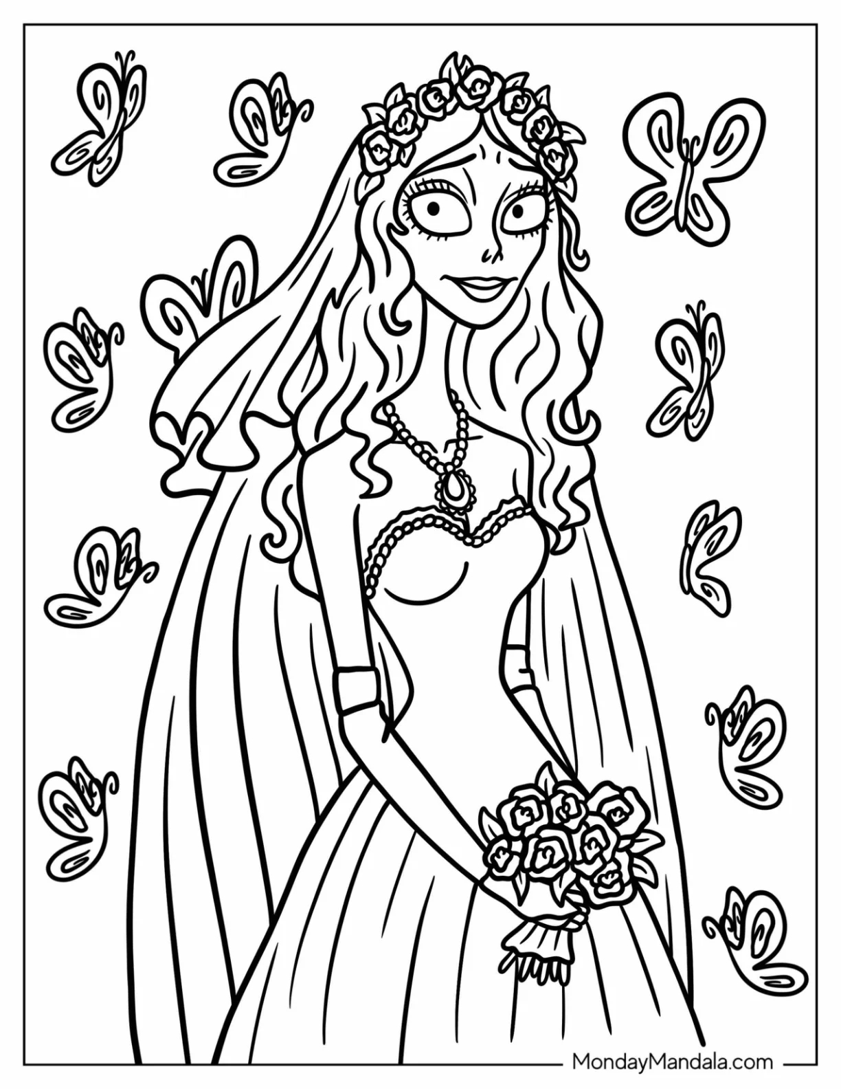20 Corpse Bride Coloring Pages Free PDF Printables 20 Corpse Bride Coloring Pages Free PDF Printables