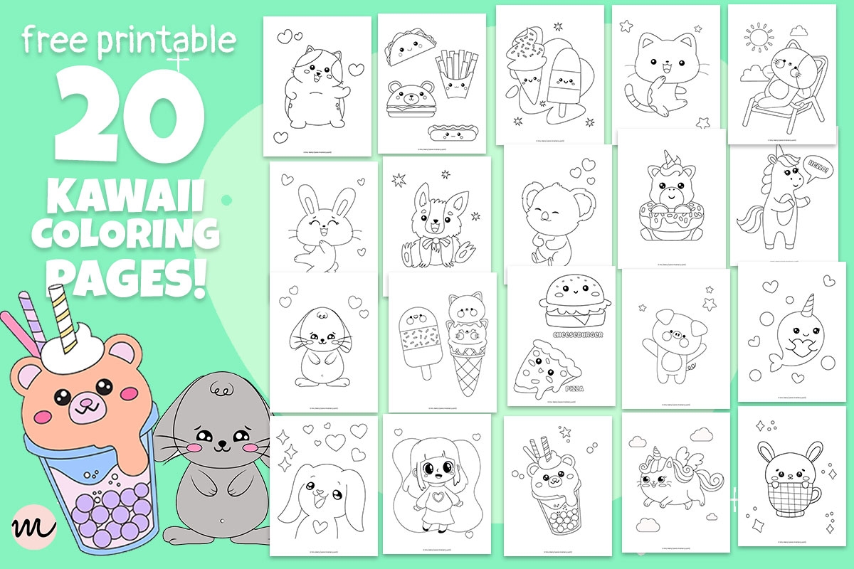 Cute Printable Cute Coloring Pages