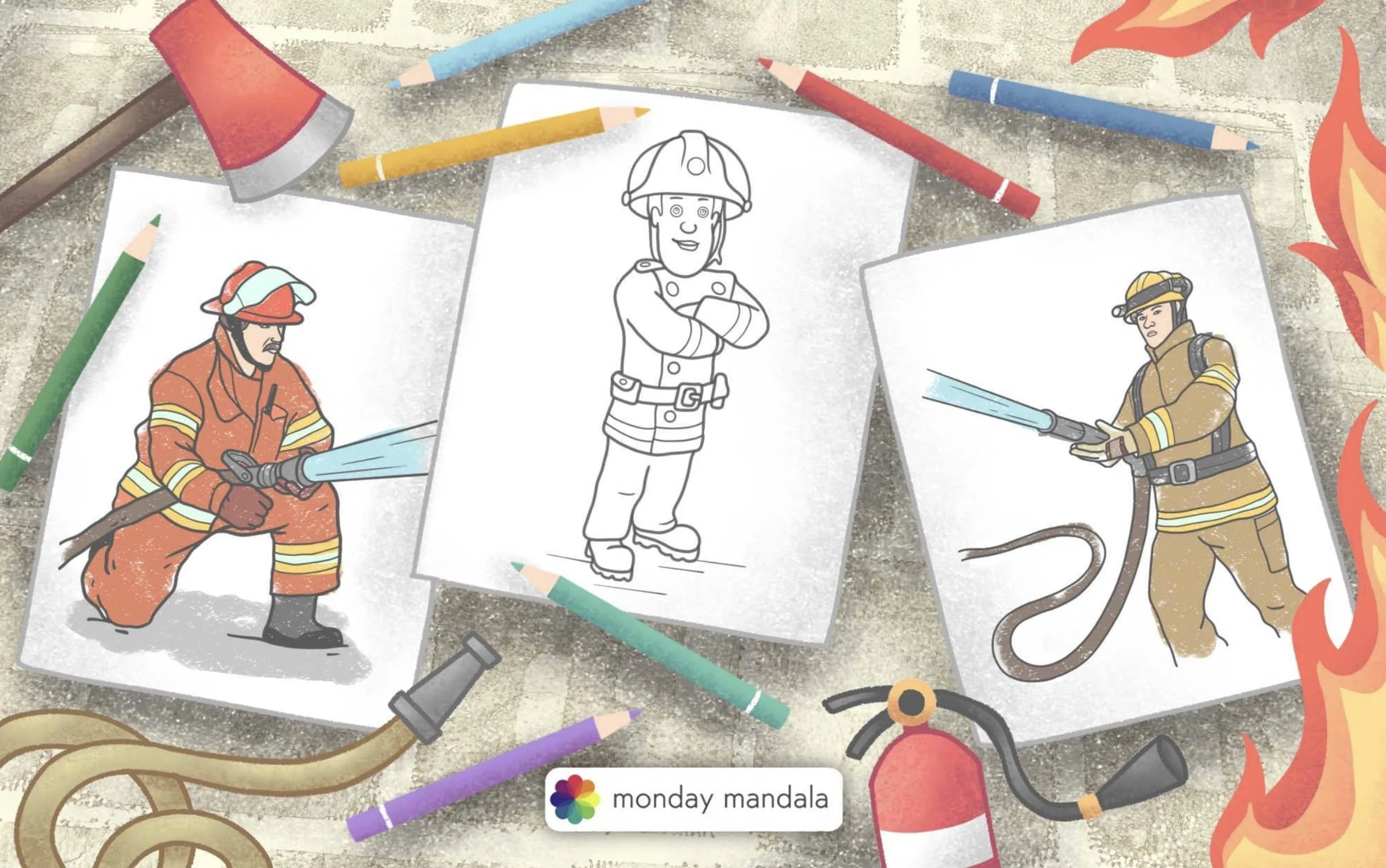 20 Firefighter Coloring Pages Free PDF Printables 20 Firefighter Coloring Pages Free PDF Printables