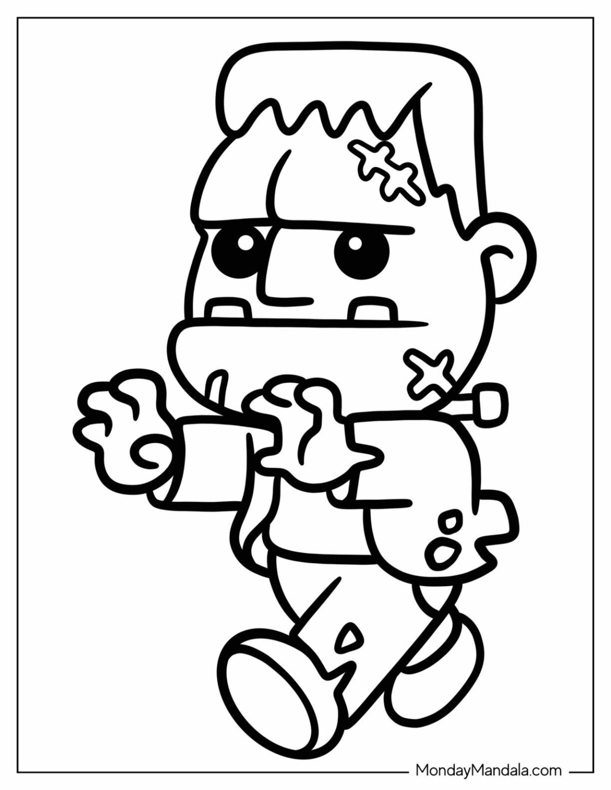 20 Frankenstein Coloring Pages Free PDF Printables 