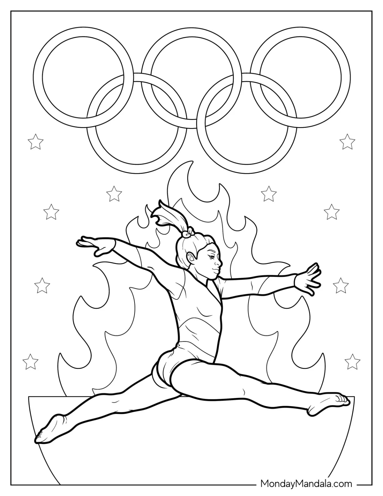 20 Gymnastics Coloring Pages Free PDF Printables 20 Gymnastics Coloring Pages Free PDF Printables