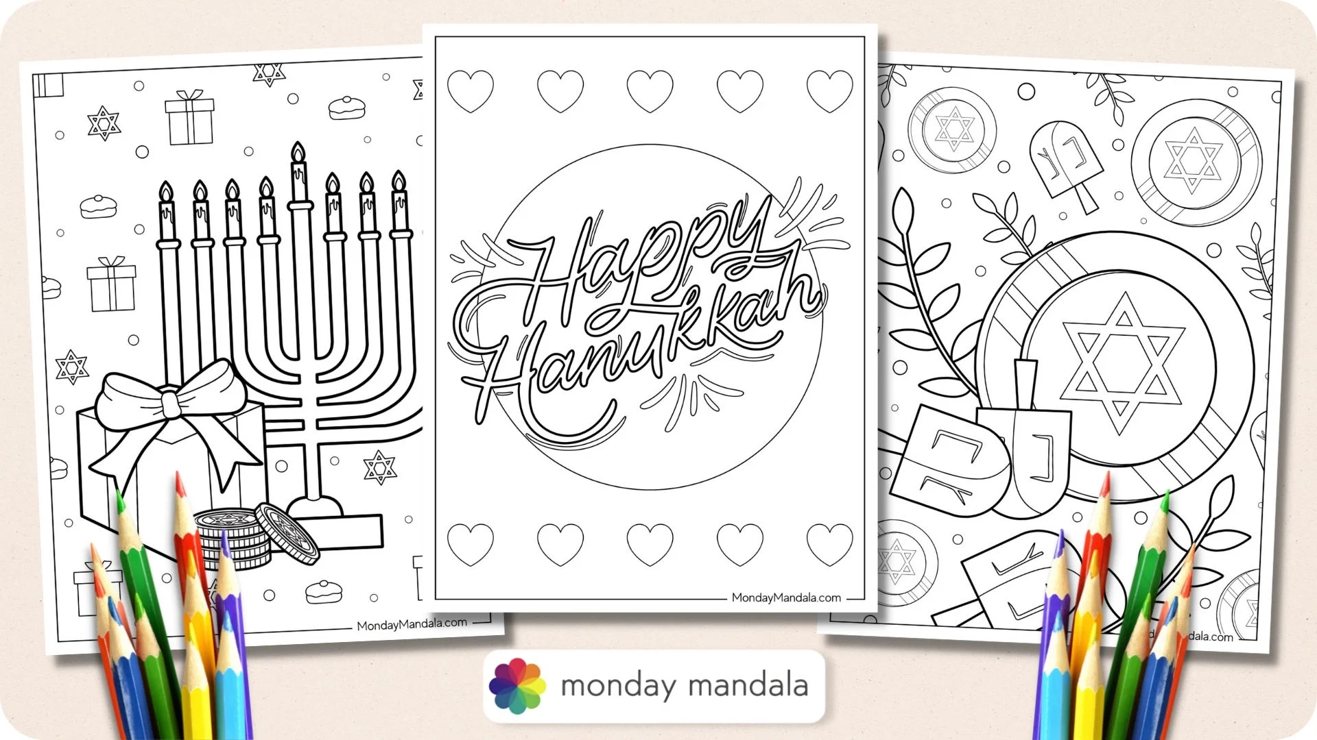 20 Hanukkah Coloring Pages Free PDF Printables 20 Hanukkah Coloring Pages Free PDF Printables