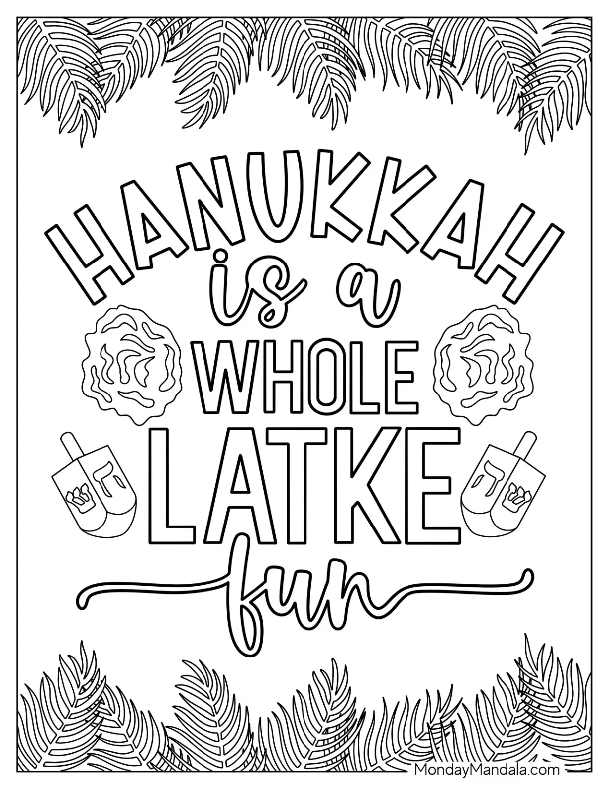 20 Hanukkah Coloring Pages Free PDF Printables 