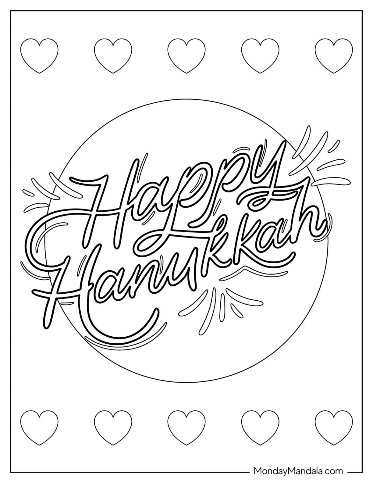Hanukkah Free Coloring Pages Hanukkah Free Coloring Pages