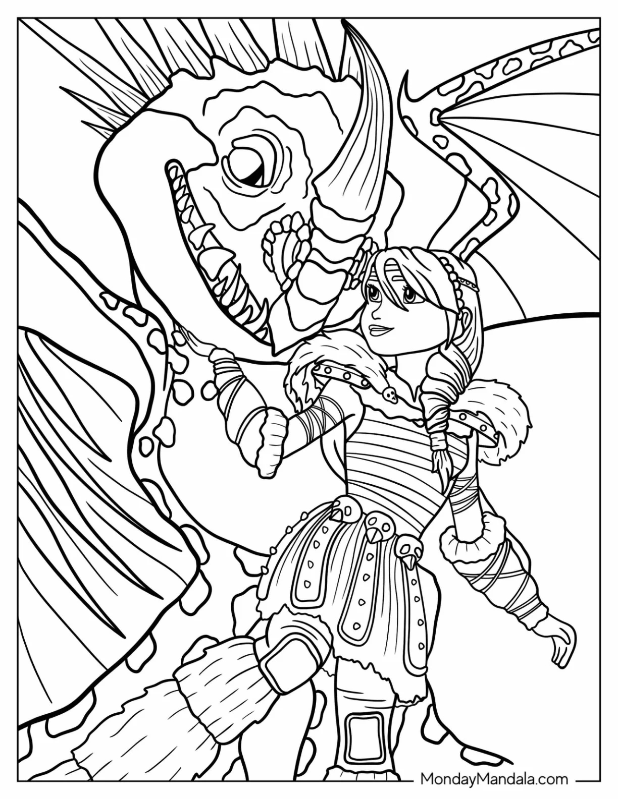 20 How To Train Your Dragon Coloring Pages Free PDFs 