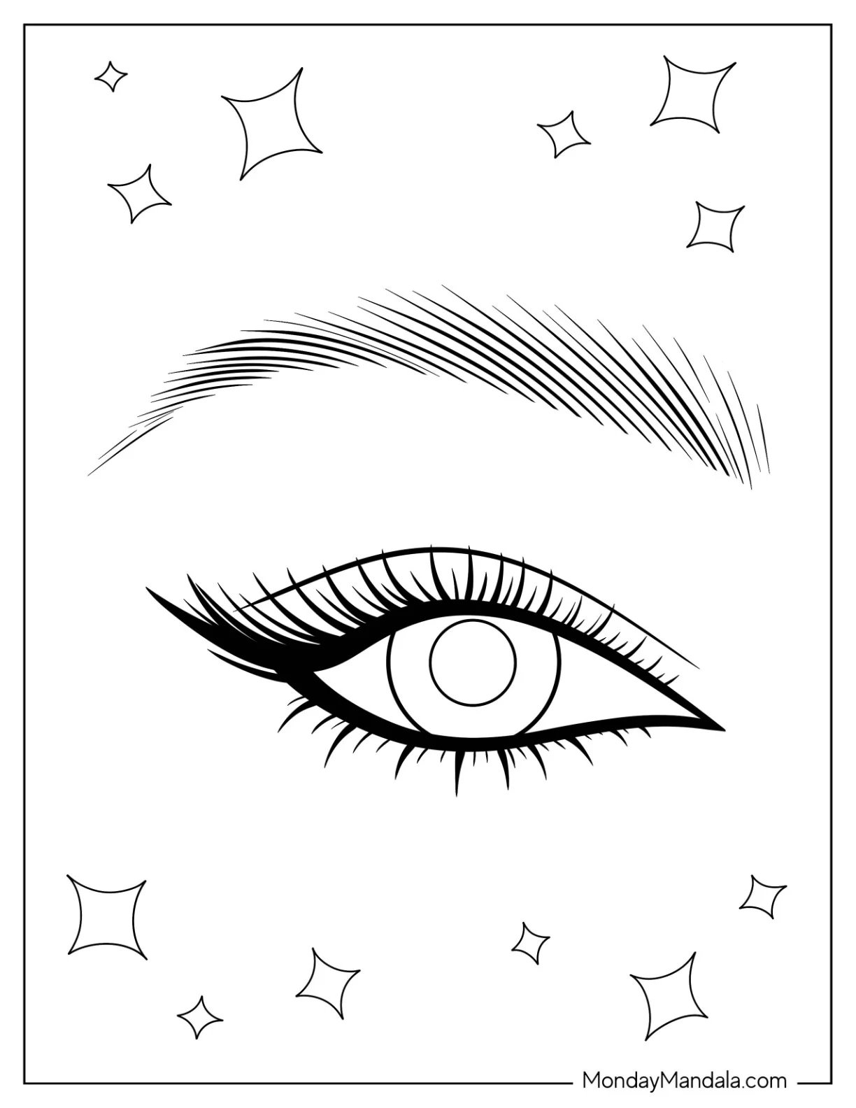 20 Makeup Coloring Pages Free PDF Printables 20 Makeup Coloring Pages Free PDF Printables