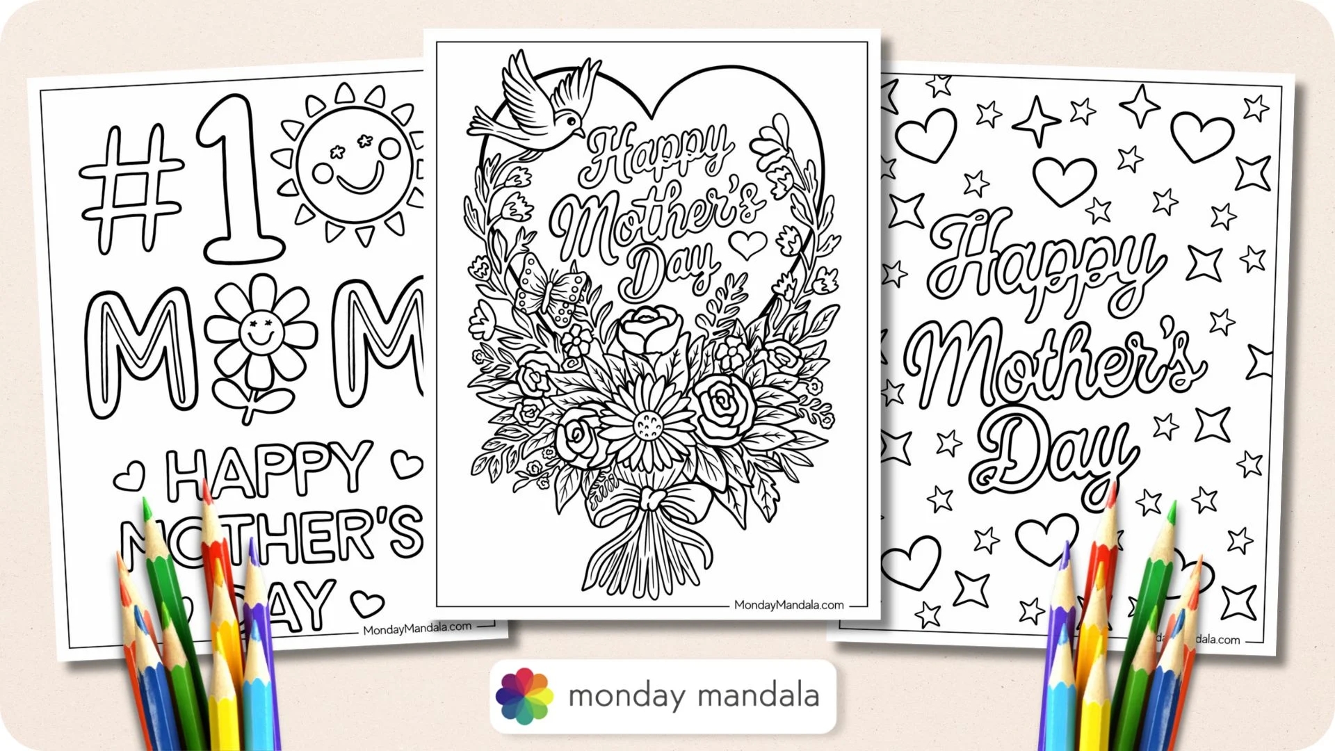 Free Coloring Pages Mother's Day Free Coloring Pages Mother's Day