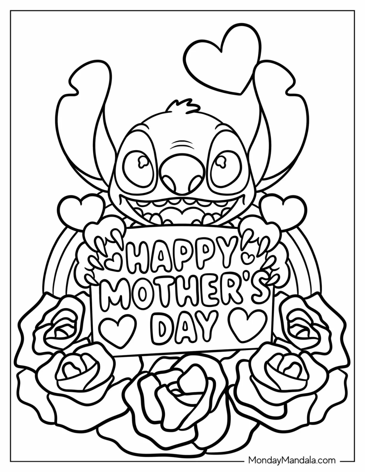 20 Mother s Day Coloring Pages Free PDF Printables 