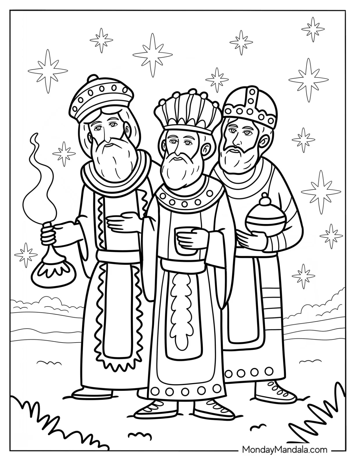 20 Nativity Coloring Pages Free PDF Printables 20 Nativity Coloring Pages Free PDF Printables