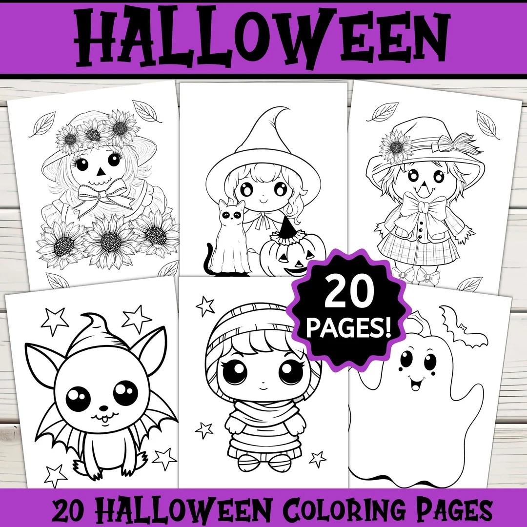 20 Printable Halloween Coloring Pages For Kids Halloween Coloring 20 Printable Halloween Coloring Pages For Kids Halloween Coloring