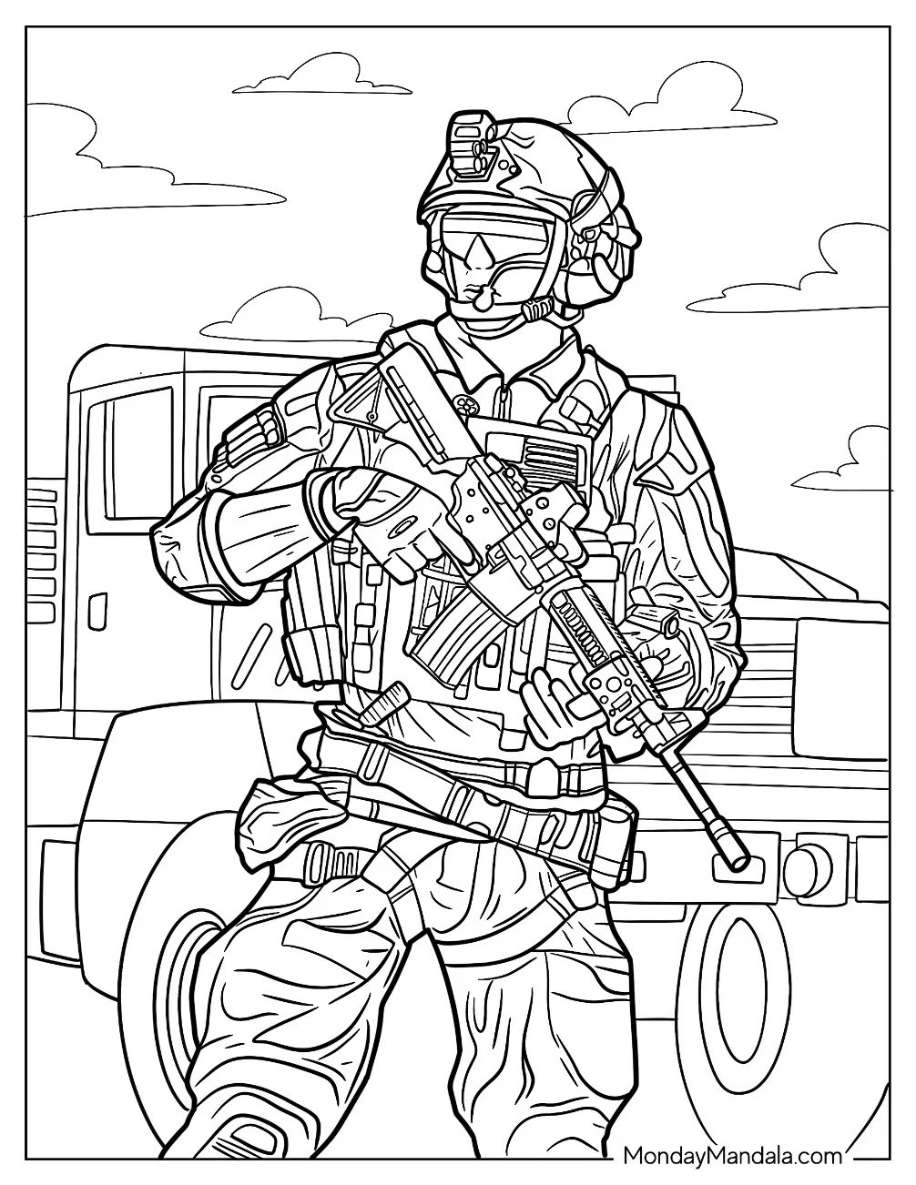 20 Soldier Coloring Pages Free PDF Printables 20 Soldier Coloring Pages Free PDF Printables
