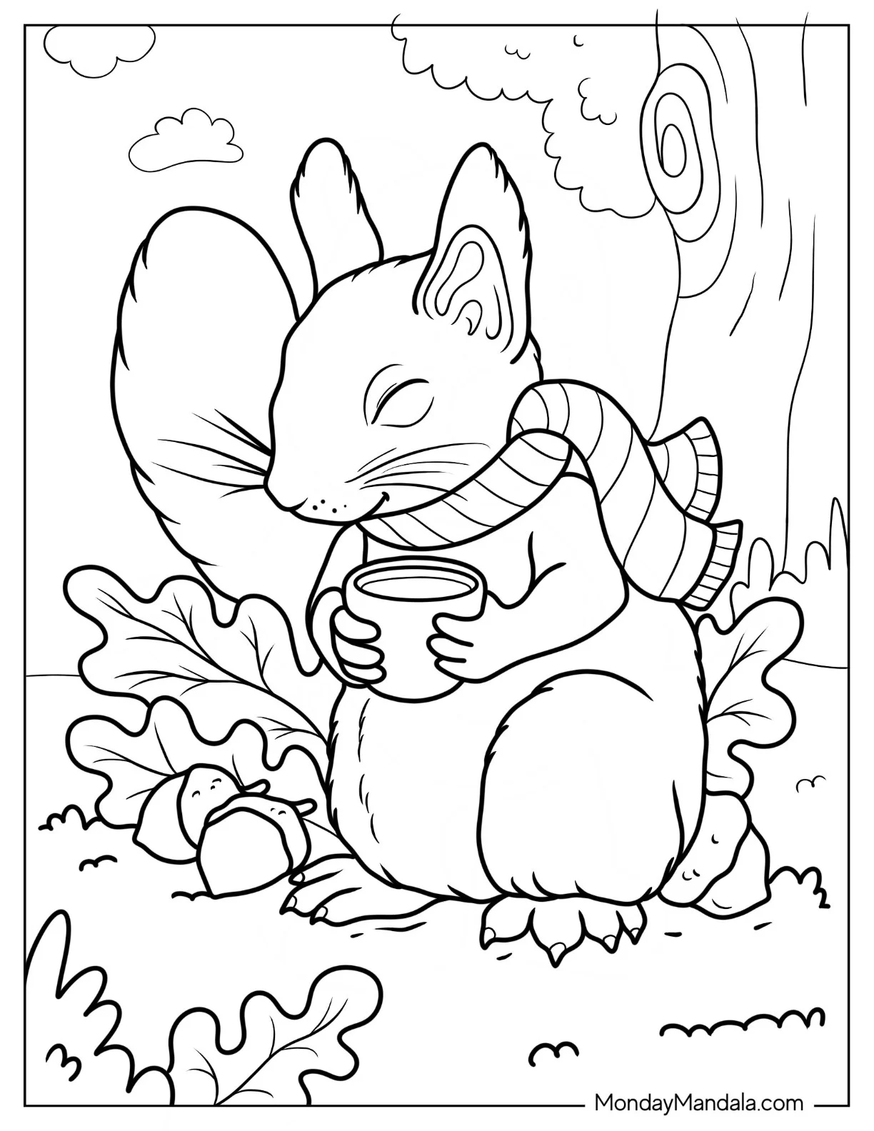 20 Squirrel Coloring Pages Free PDF Printables 20 Squirrel Coloring Pages Free PDF Printables