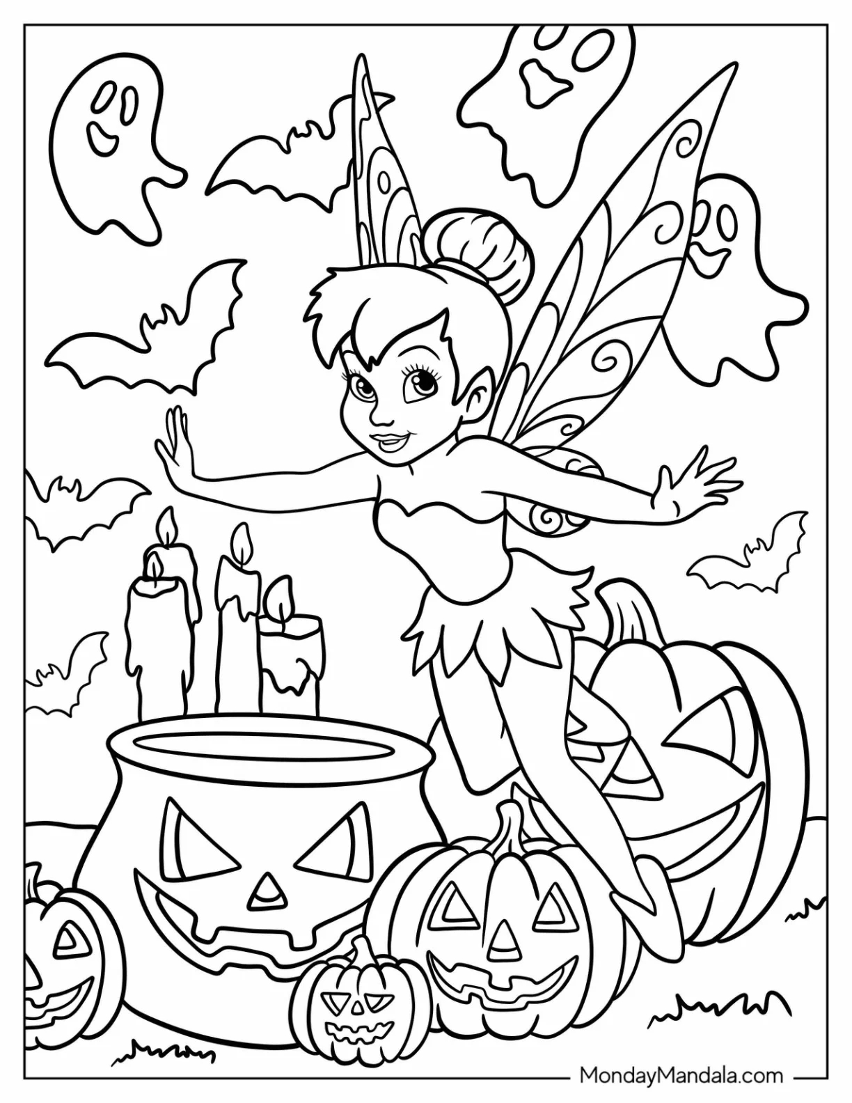 Tinkerbell Coloring Pages Printable
