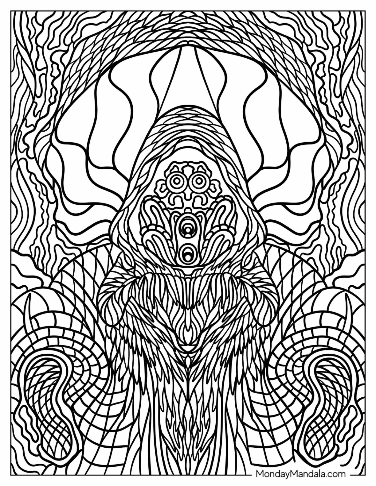 Psychedelic Coloring Pages Printable Psychedelic Coloring Pages Printable