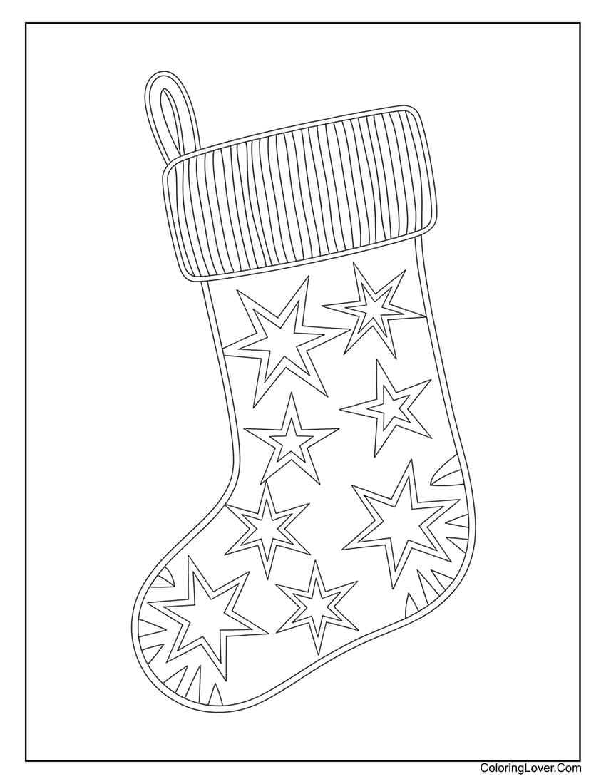 21 Christmas Stocking Coloring Pages Free Printables For All Ages 21 Christmas Stocking Coloring Pages Free Printables For All Ages