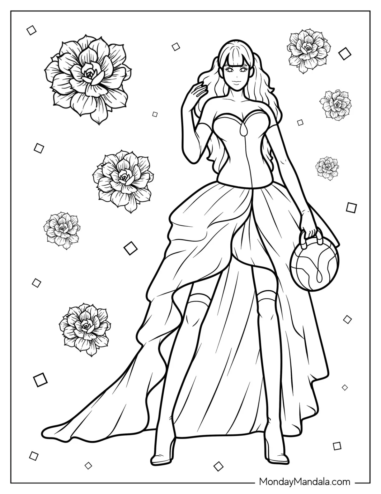 22 Fashion Coloring Pages Free PDF Printables 22 Fashion Coloring Pages Free PDF Printables