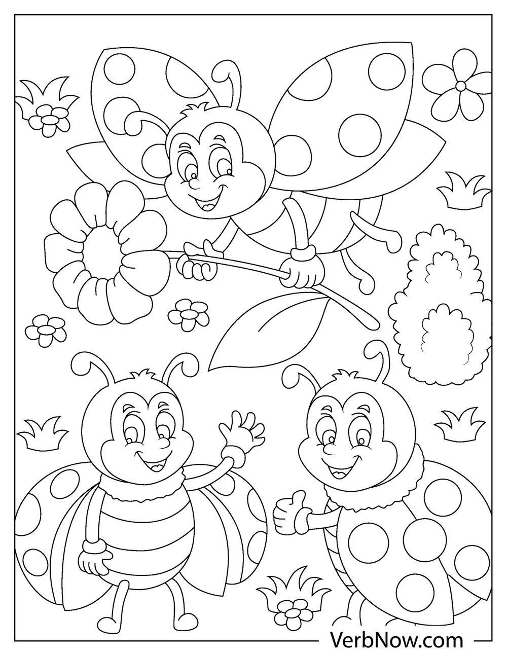 22 Free LADYBUG Coloring Pages For Download Printable PDF 22 Free LADYBUG Coloring Pages For Download Printable PDF