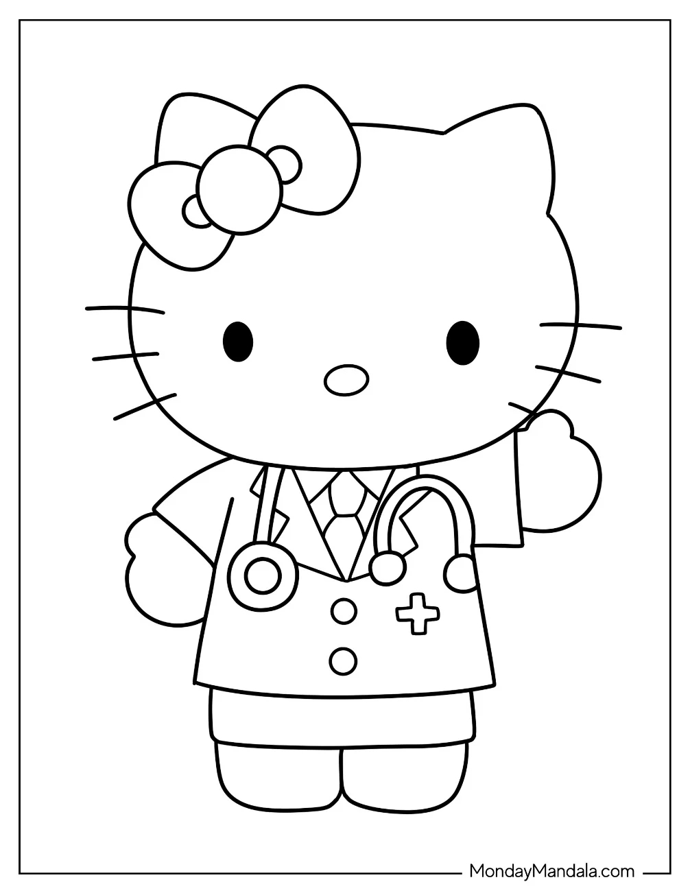 23 Doctor U0026 Nurse Coloring Pages Free PDF Printables 