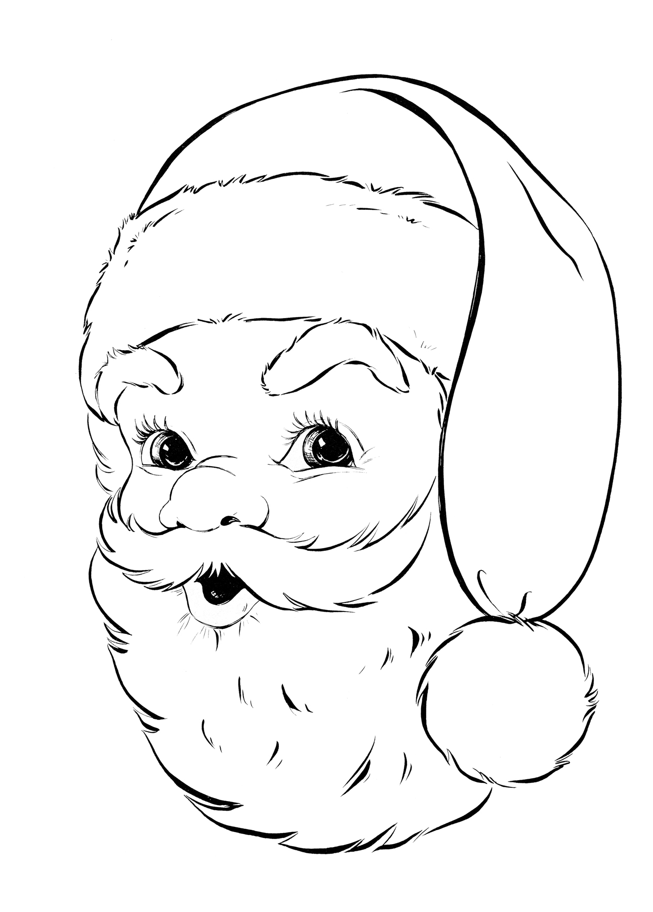 Santa Claus Printable Coloring Pages