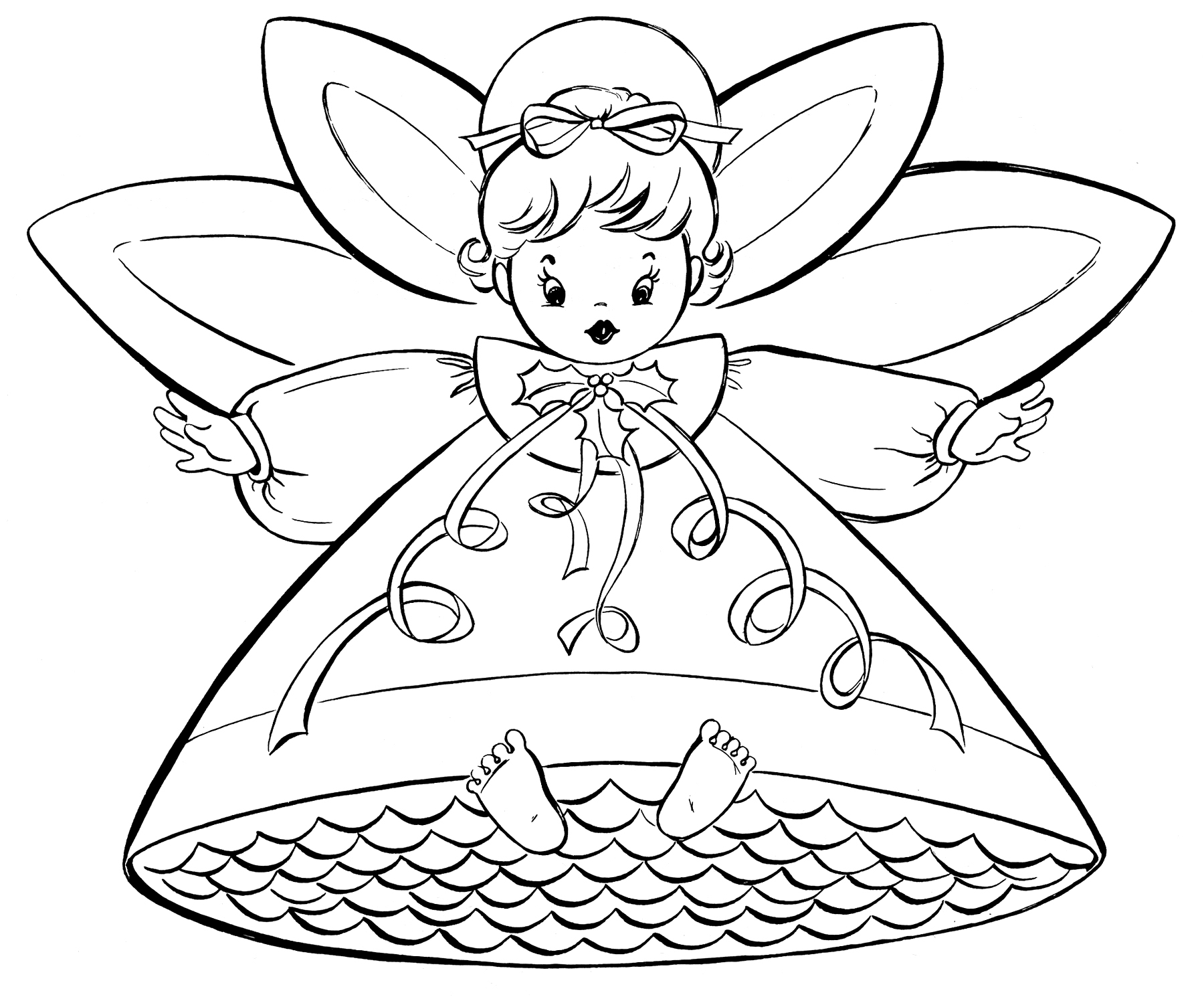 23 Free Christmas Coloring Pages The Graphics Fairy