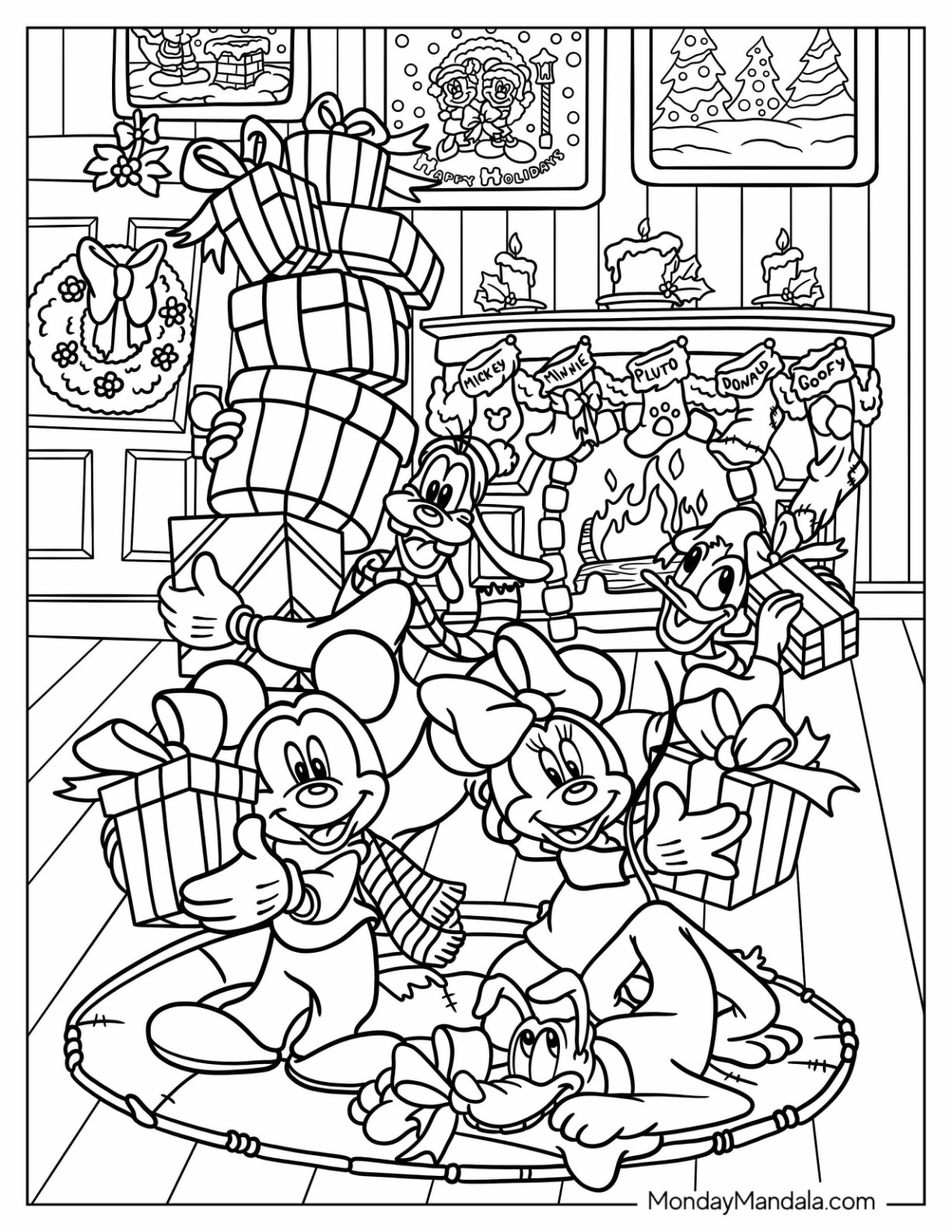 24 Disney Christmas Coloring Pages Free PDF Printables 5580332 24 Disney Christmas Coloring Pages Free PDF Printables 5580332