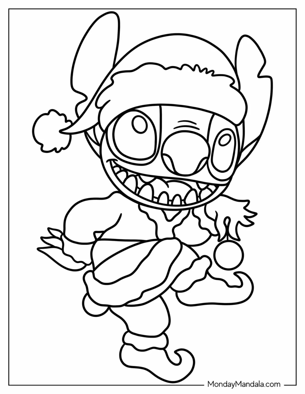24 Disney Christmas Coloring Pages Free PDF Printables 