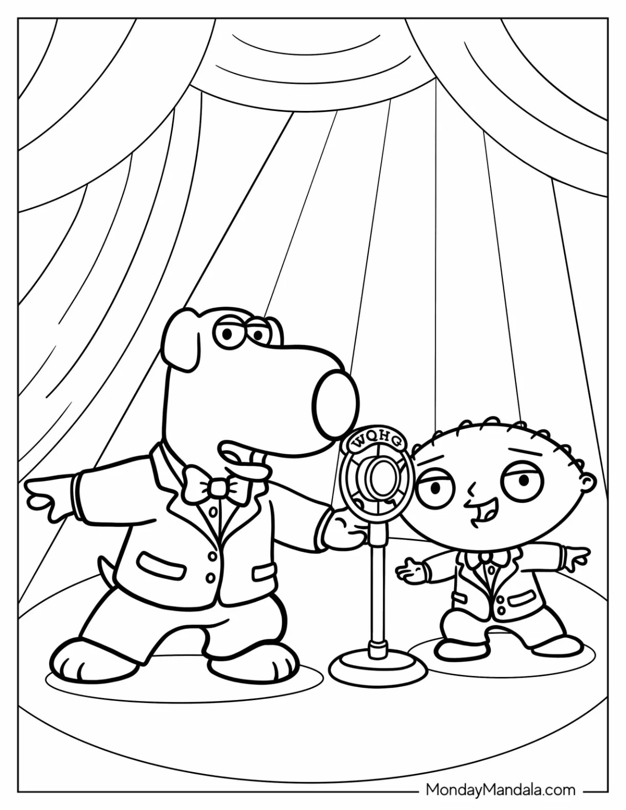 Family Guy Coloring Pages Printable