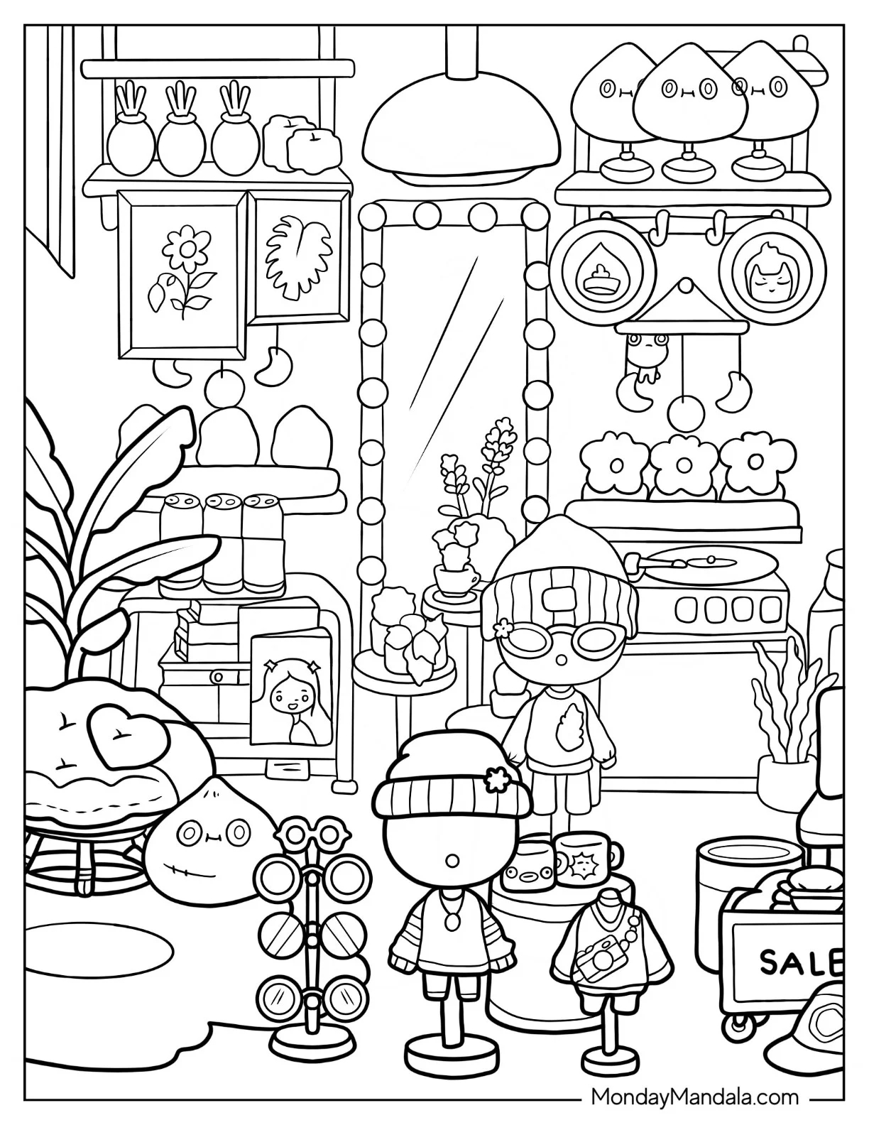Toca Boca Coloring Pages Free Printable