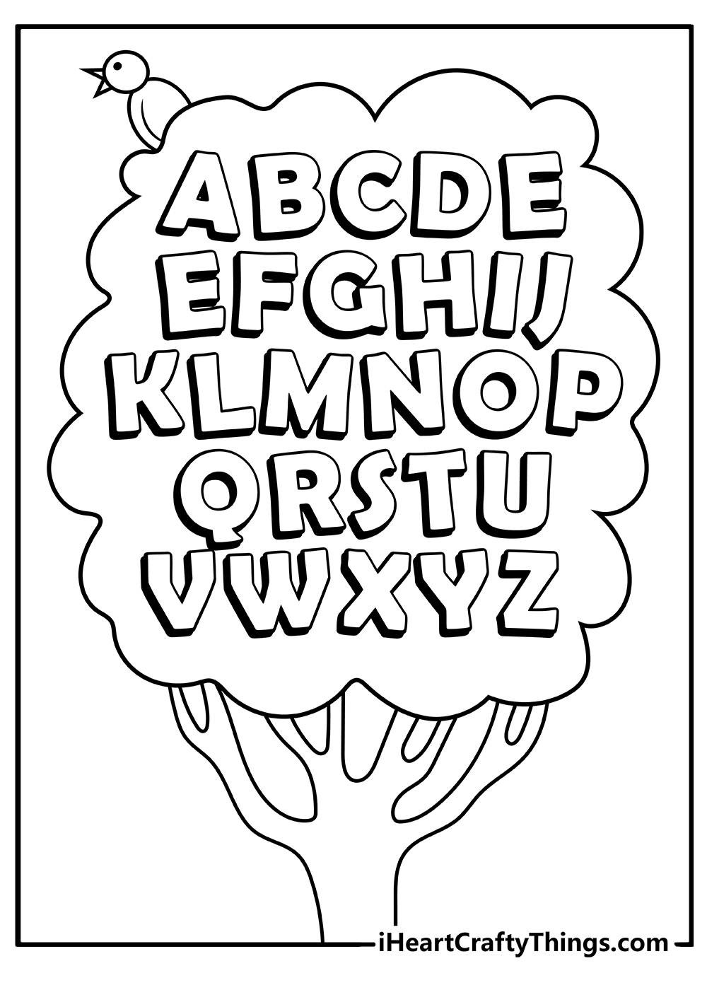 25 Alphabet Coloring Pages 100 Free Printables 25 Alphabet Coloring Pages 100 Free Printables
