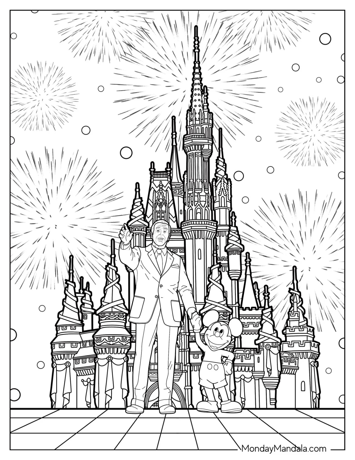Castle Printable Coloring Pages