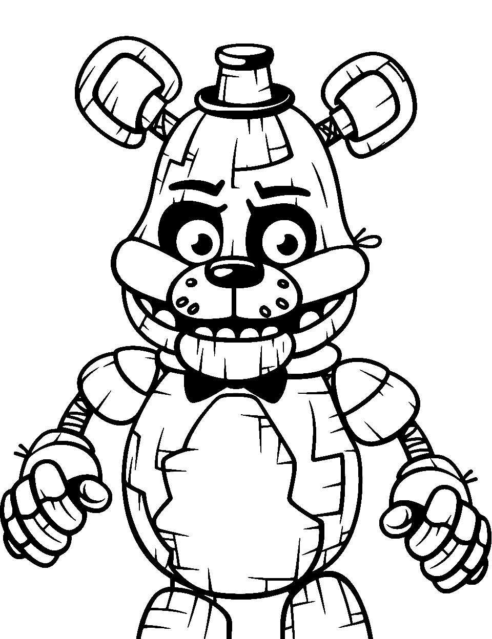Five Nights At Freddy's Free Printable Coloring Pages