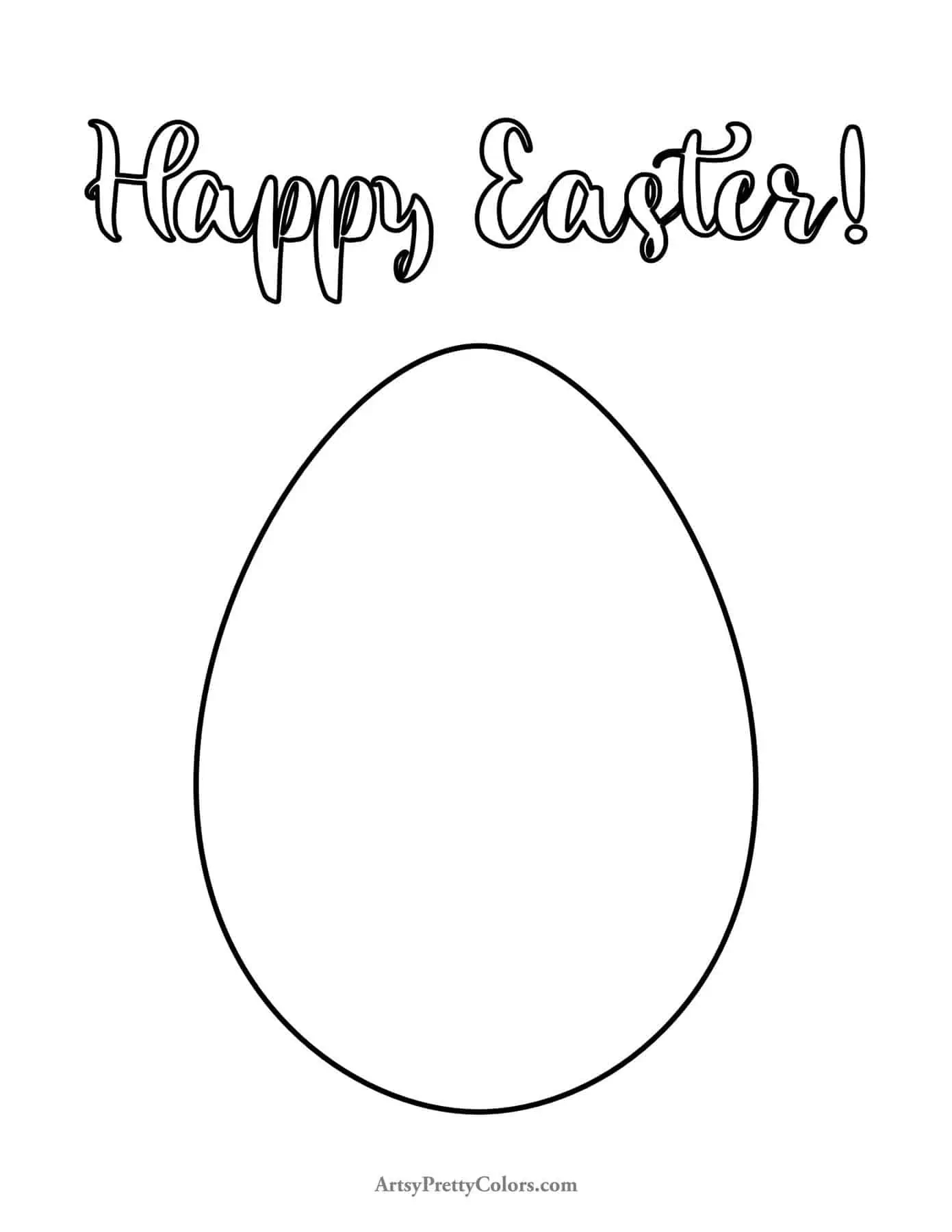 25 Free Easter Coloring Pages For Kids Artsy Pretty Plants