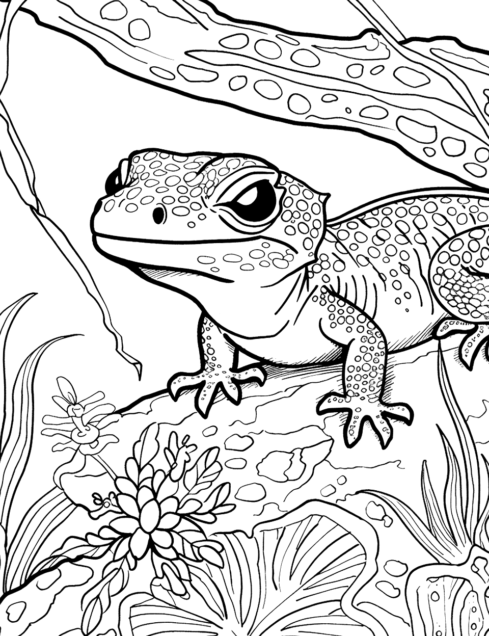 25 Lizard Coloring Pages Fun Printables 25 Lizard Coloring Pages Fun Printables