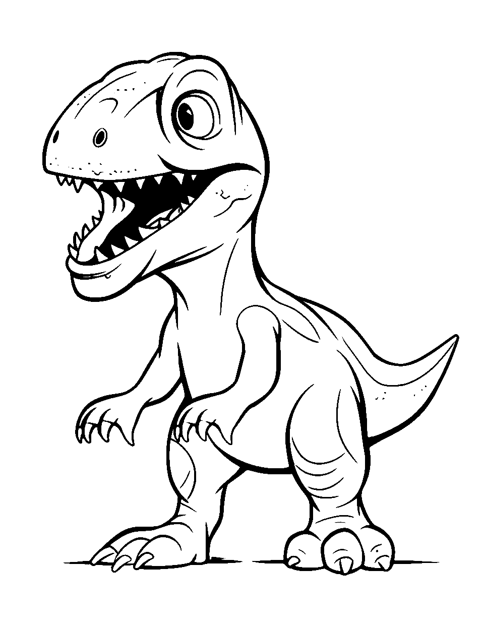 25 T Rex Coloring Pages Fun Cute Printables