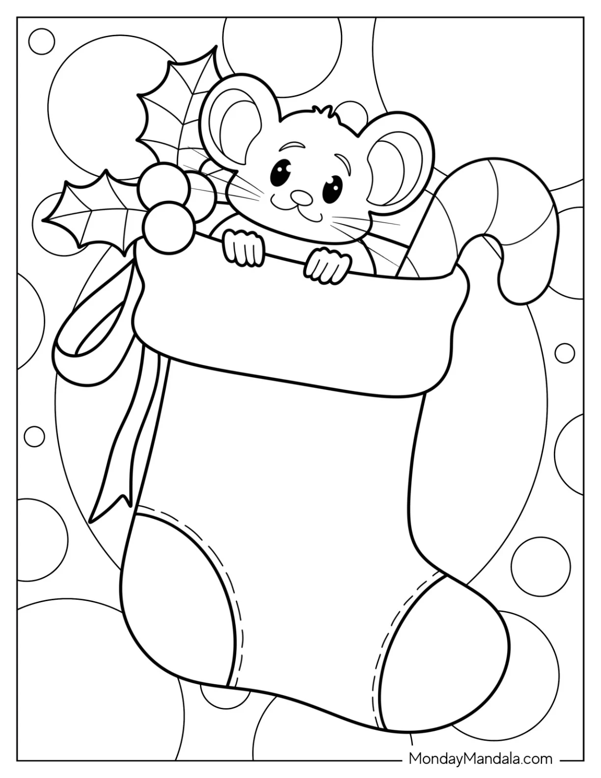 26 Christmas Stocking Coloring Pages Free Printables 