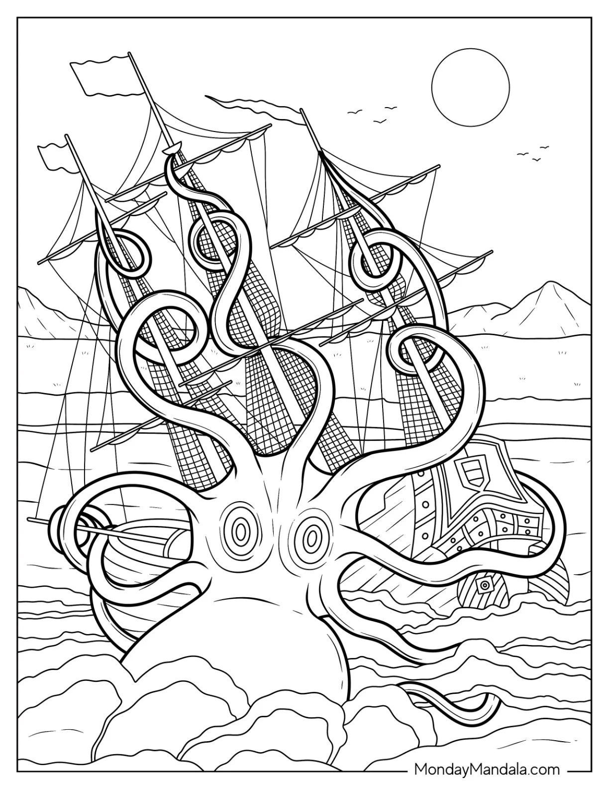 26 Octopus Coloring Pages Free PDF Printables 