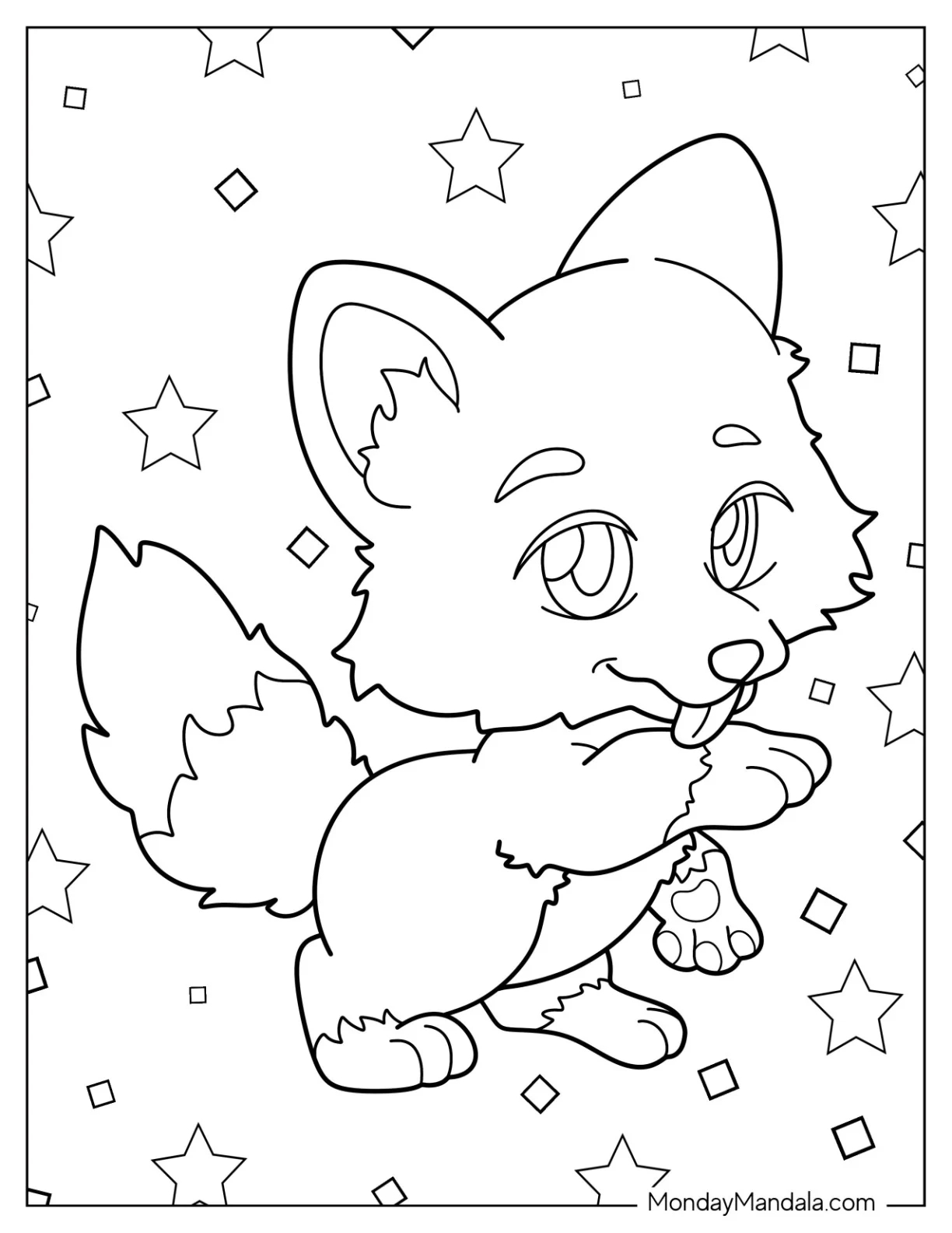26 Wolf Coloring Pages Free PDF Printables 