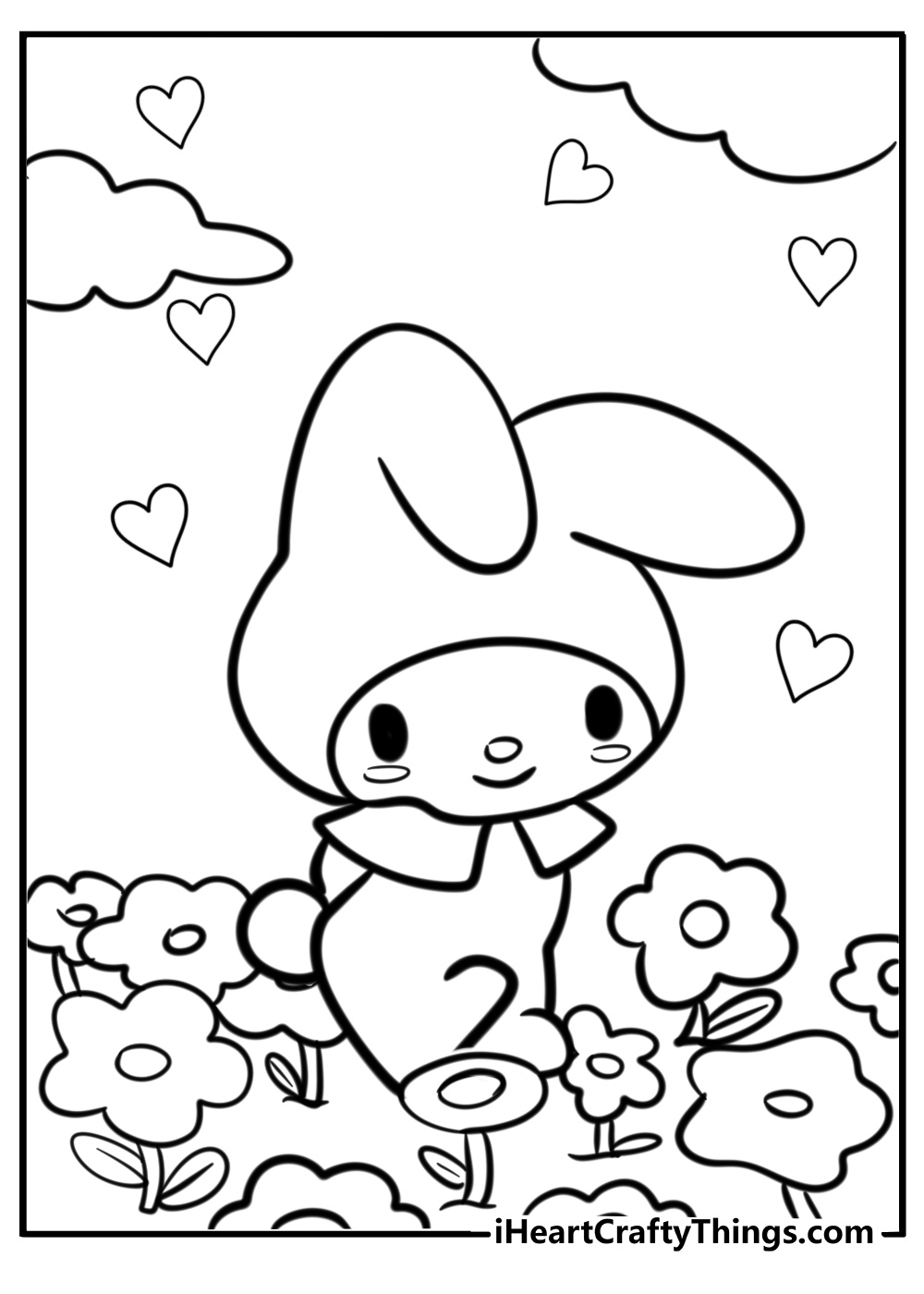 Free Cinnamoroll Coloring Pages
