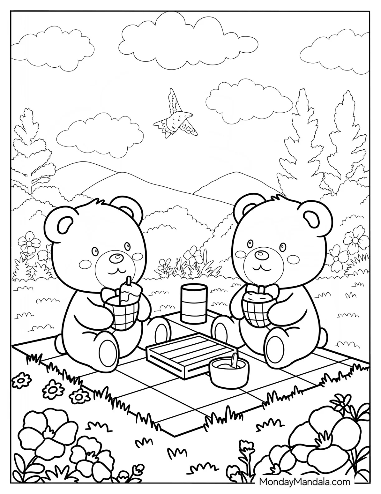 Free Printable Coloring Pages Of Teddy Bears Free Printable Coloring Pages Of Teddy Bears
