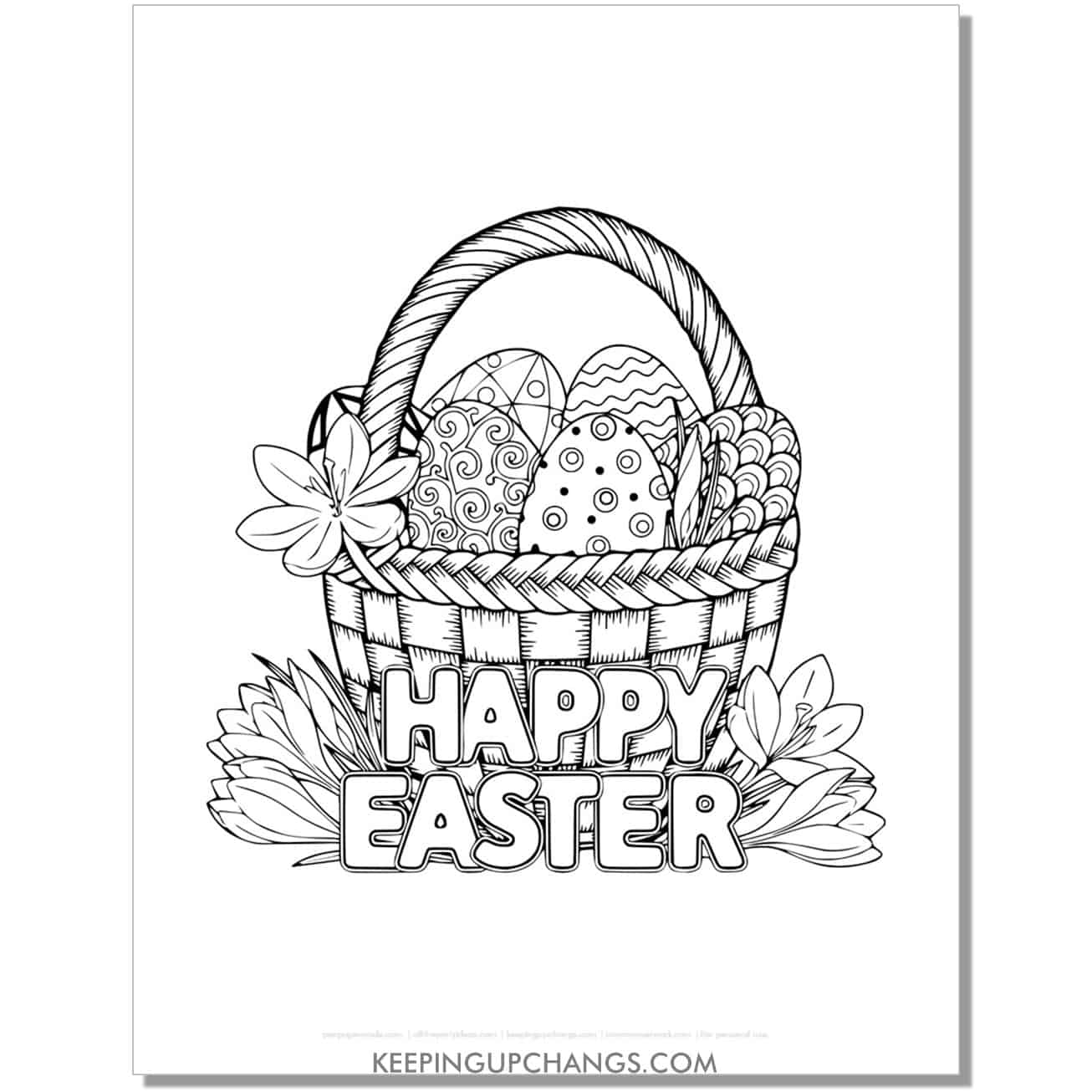 29 Free Easter Basket Coloring Pages Sheets POPULAR Printables 29 Free Easter Basket Coloring Pages Sheets POPULAR Printables