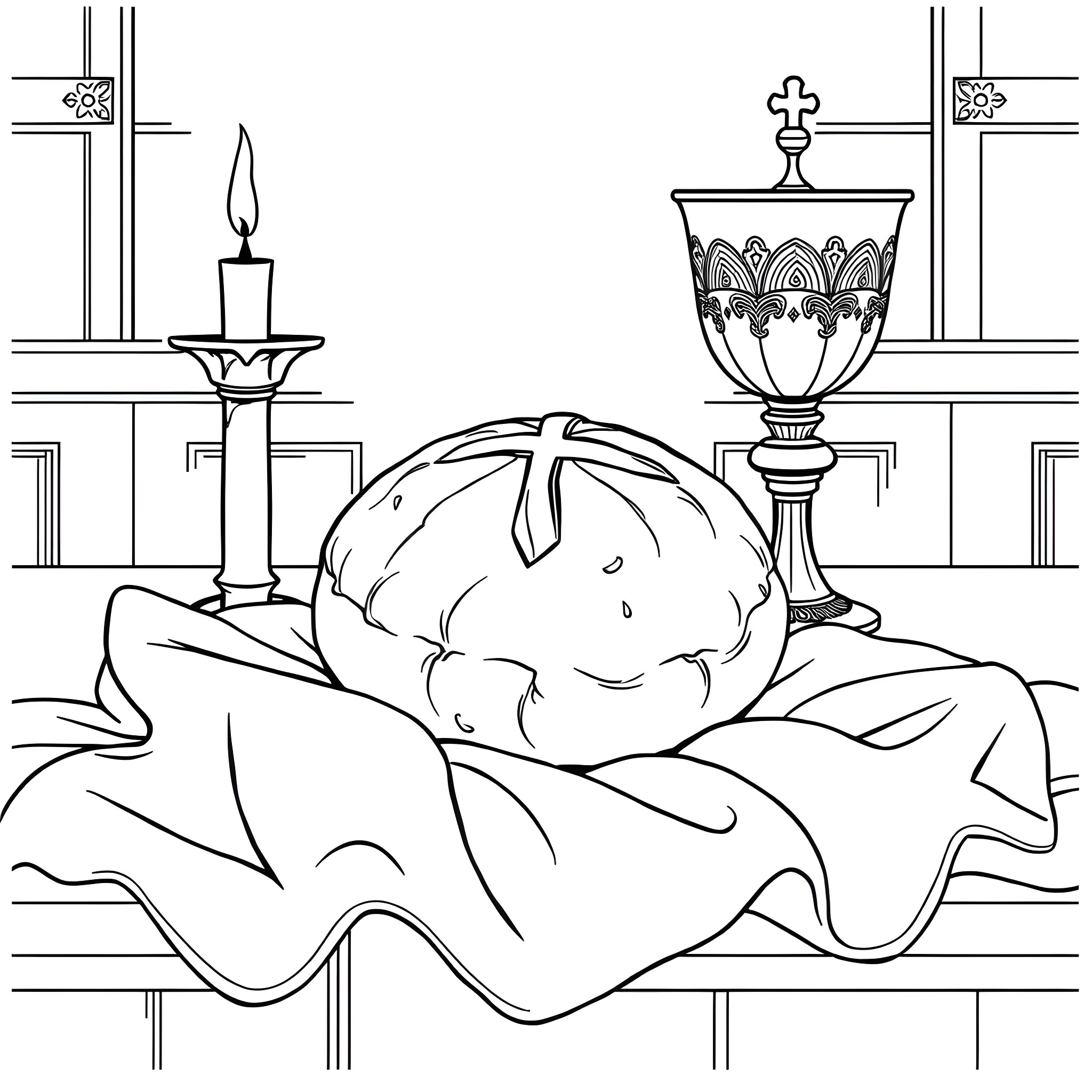 Free Printable Communion Coloring Pages
