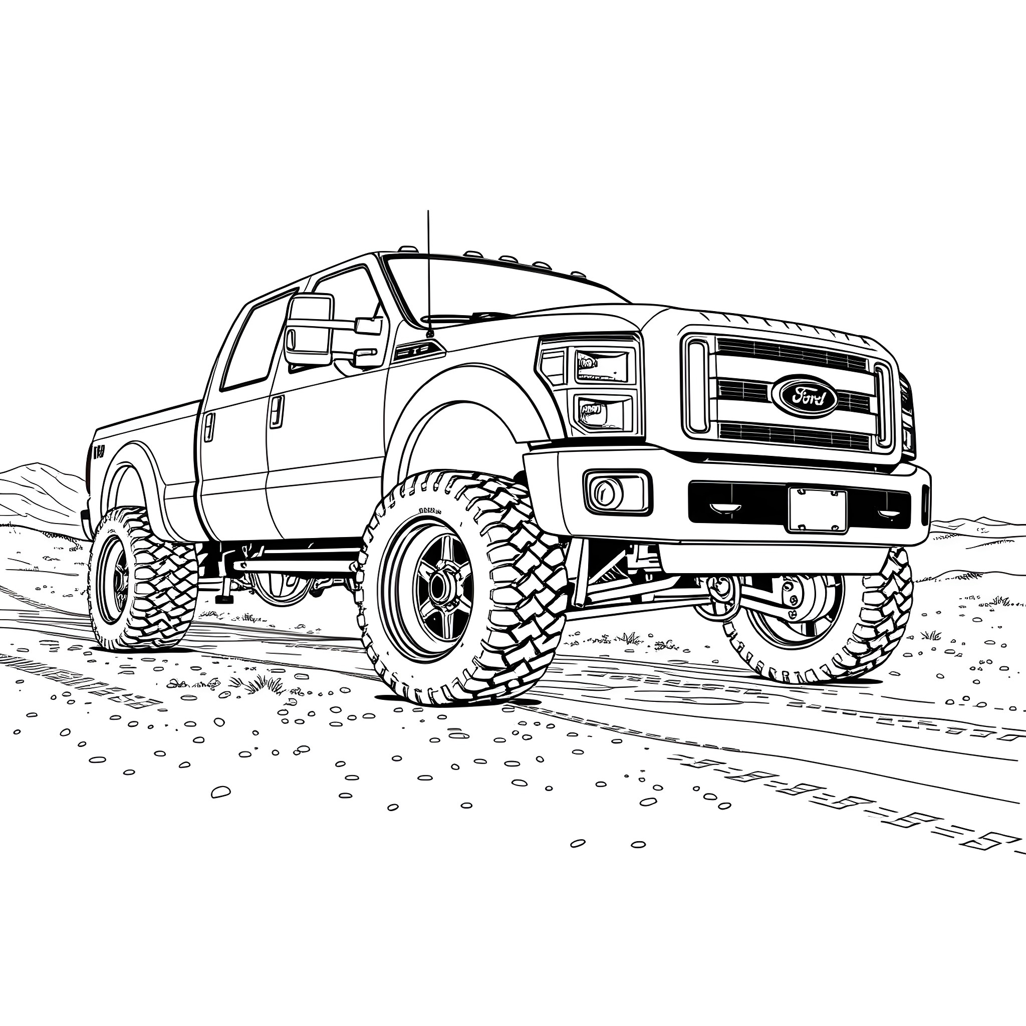 Truck Coloring Pages Free